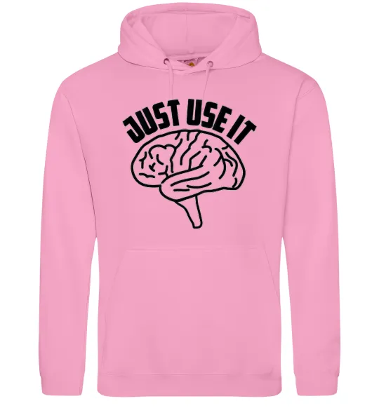 Женская толстовка (худи) Just use it Розовый фото