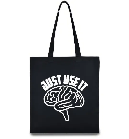 Еко-сумка Just use it Чорний фото