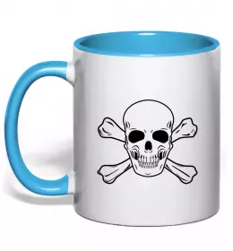 Чашка с цветной ручкой