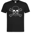 Чоловіча футболка Пиратский череп Чорний Чоловіча футболка Пиратский череп Чорний фото