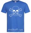 Чоловіча футболка Пиратский череп Яскраво-синій фото