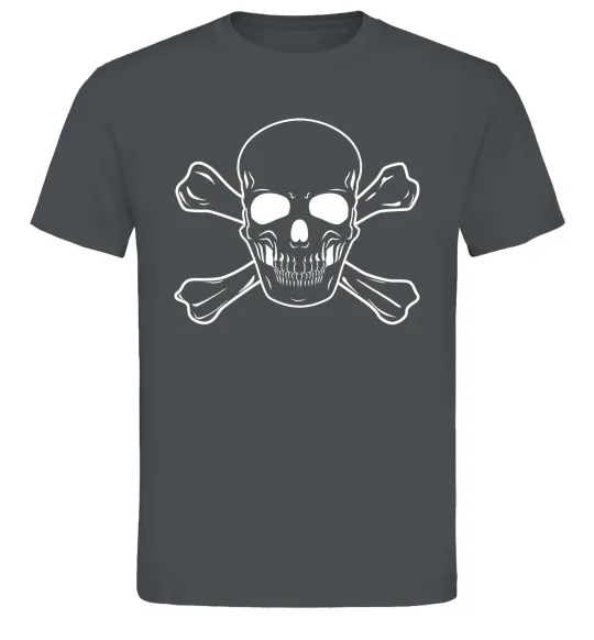Чоловіча футболка Пиратский череп Графіт фото