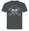 Чоловіча футболка Пиратский череп Графіт Чоловіча футболка Пиратский череп Графіт фото