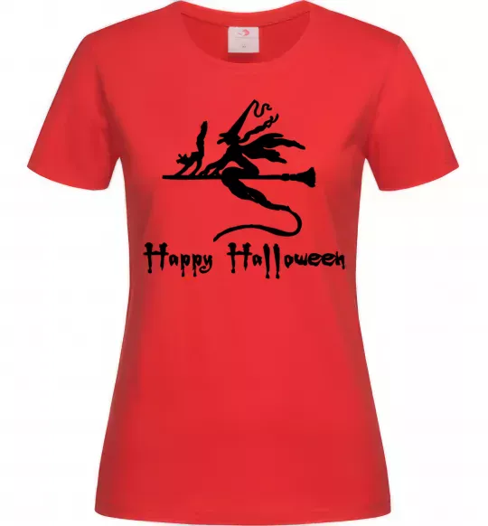 Жіноча футболка Ведьма Червоний фото