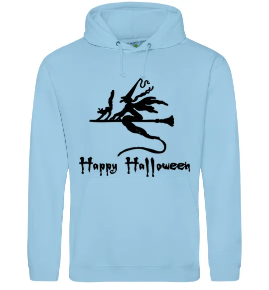 Женская толстовка (худи) Ведьма Голубой фото