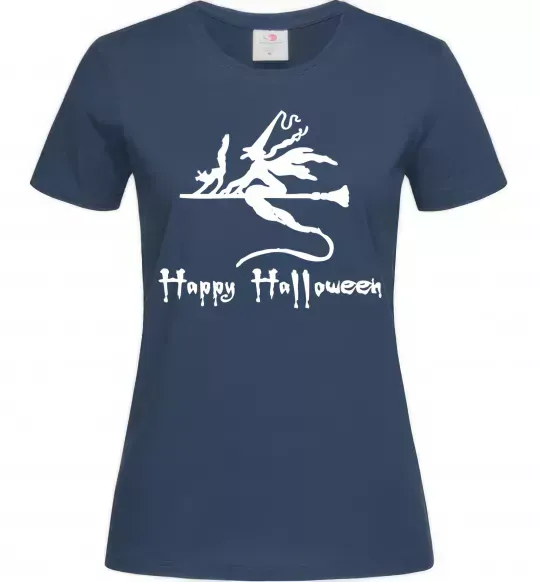 Жіноча футболка Ведьма Темно-синій фото