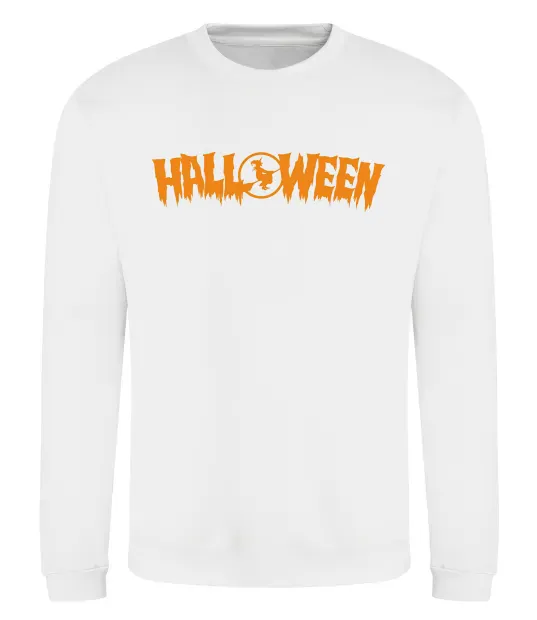 Світшот Halloween Білий фото