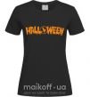 Жіноча футболка Halloween Чорний фото