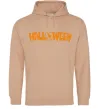 Женская толстовка (худи) Halloween Песочный фото