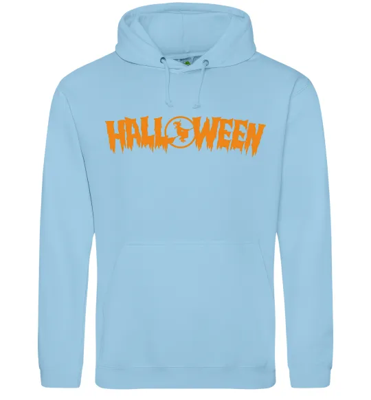 Женская толстовка (худи) Halloween Голубой фото