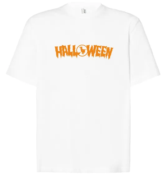Футболка Оверсайз Halloween Білий фото