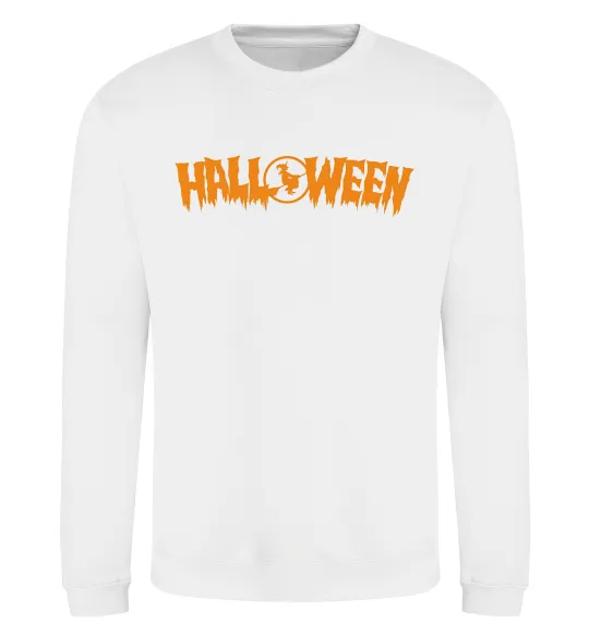 Світшот Halloween Білий фото