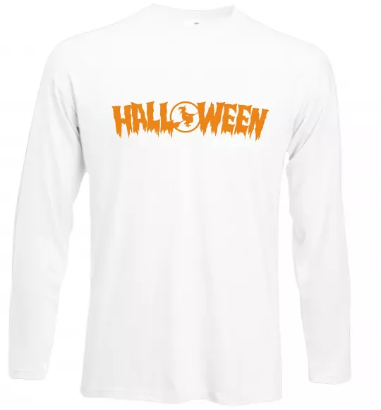 Лонгслив Halloween Белый фото
