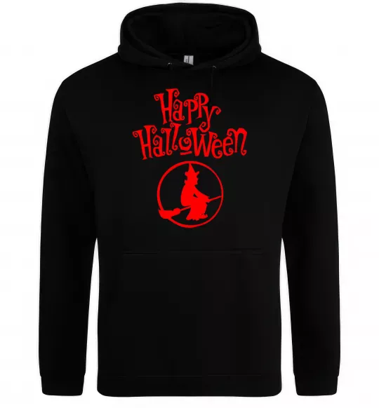 Женская толстовка (худи) Halloween Відьма Черный фото