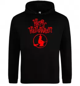 Женская толстовка (худи) Halloween Відьма Черный фото