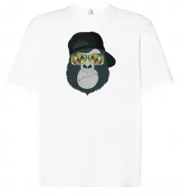 Футболка Оверсайз Swag gorilla Белый фото