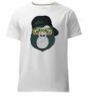 Чоловіча преміум футболка Monkey in glass Білий фото
