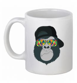 Чашка керамическая Monkey in glass