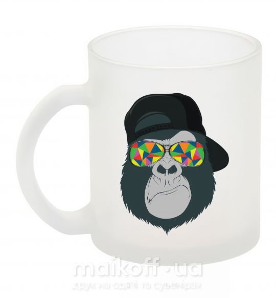Чашка скляна Monkey in glass Фроузен фото