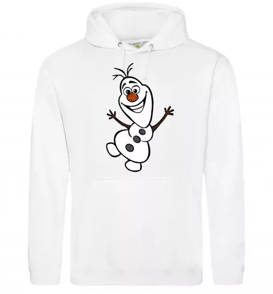 Жіноча толстовка (худі) Олаф Білий фото