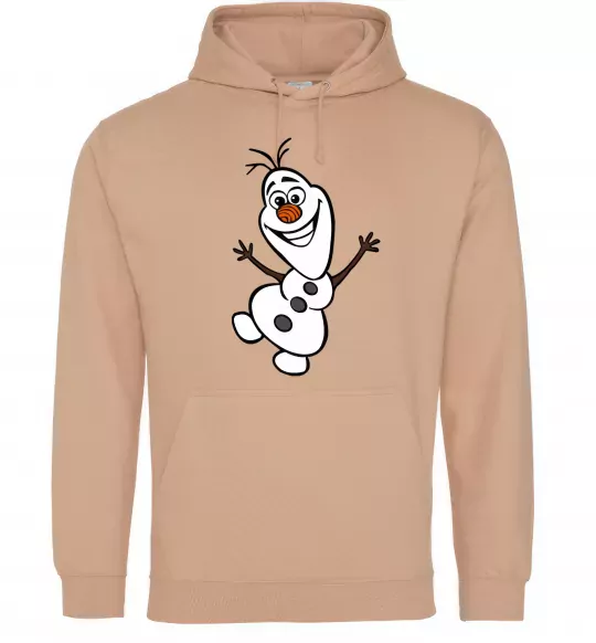 Жіноча толстовка (худі) Олаф Пісочний фото