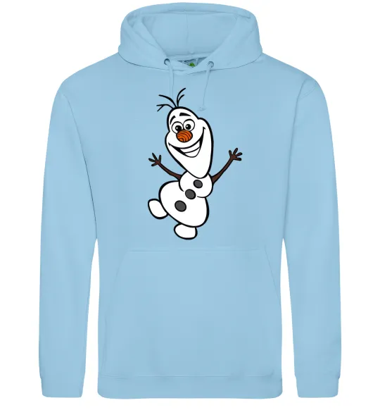 Женская толстовка (худи) Олаф Голубой фото
