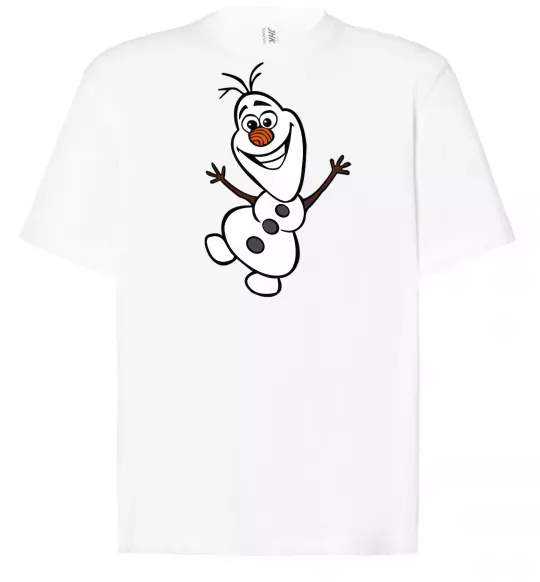 Футболка Оверсайз Олаф Белый фото