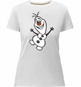 Жіноча преміум футболка Олаф