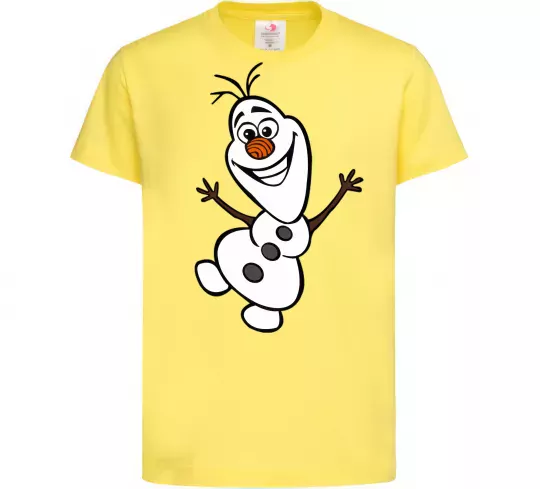 Дитяча футболка Олаф Лимонний фото