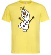 Мужская футболка Олаф Лимонный фото