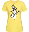Жіноча футболка Олаф Лимонний фото