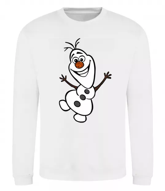 Свитшот Олаф Белый фото