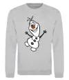 Свитшот Олаф Серый меланж фото