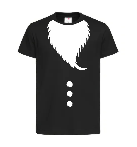 Дитяча футболка Santa beard Чорний фото