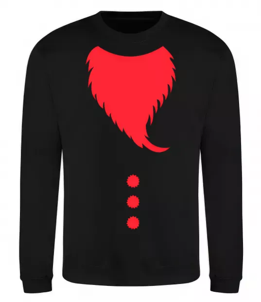 Свитшот Santa beard Черный фото