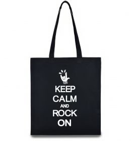 Эко-сумка Keep calm and rock on