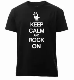 Мужская премиум футболка Keep calm and love cats Белый фото