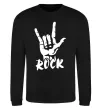 Свитшот ROCK знак Черный фото
