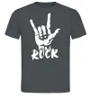 Чоловіча футболка ROCK знак Графіт фото