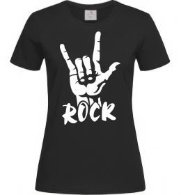 Женская футболка ROCK знак Женская футболка ROCK знак