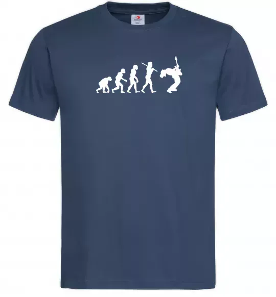 Чоловіча футболка Evolution Rock Темно-синій фото