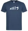 Чоловіча футболка Evolution Rock Темно-синій Чоловіча футболка Evolution Rock Темно-синій фото
