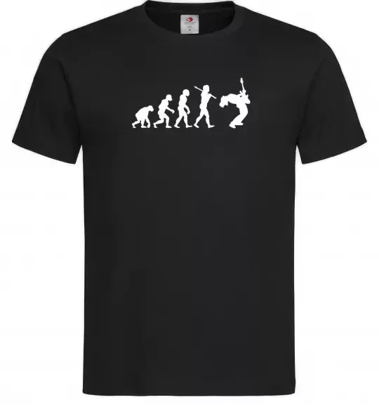 Чоловіча футболка Evolution Rock Чорний фото