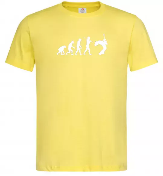 Чоловіча футболка Evolution Rock Лимонний фото