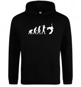 Женская толстовка (худи) Evolution Rock Черный фото