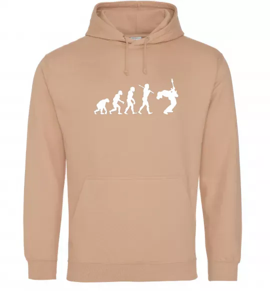 Жіноча толстовка (худі) Evolution Rock Пісочний фото