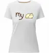 Жіноча преміум футболка my cat Білий Жіноча преміум футболка my cat Білий фото