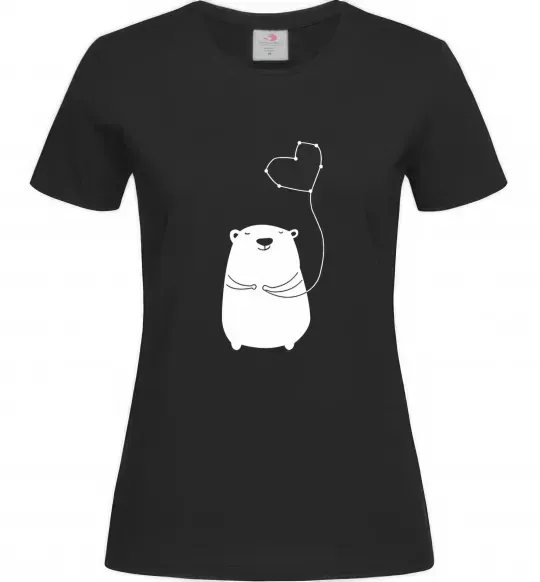 Жіноча футболка my bear Чорний фото