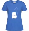 Жіноча футболка my bear Яскраво-синій фото