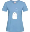 Жіноча футболка my bear Блакитний фото
